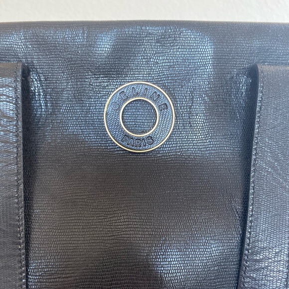 Authentic Celine Circle logo Shoulder Bag Black - Picture 9 of 12